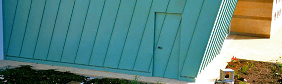 Lattoneria Gallina - Facciata doppia aggraffatura alluminio Prefalz Lattoneria Gallina - Facciata doppia aggraffatura alluminio Prefalz