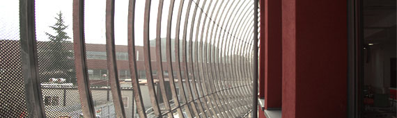 Lattoneria Gallina - Facciata zinco titanio forato Lattoneria Gallina - Facciata zinco titanio forato